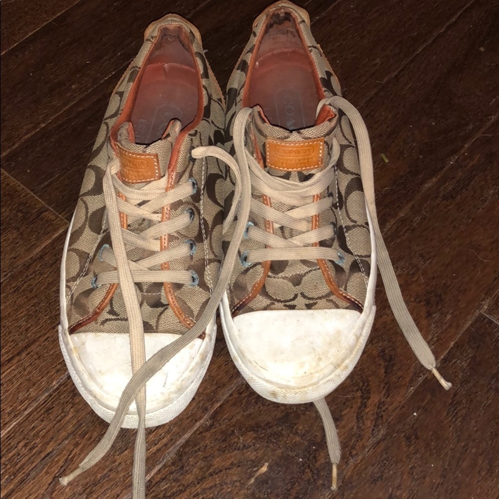 Used Coach sneakers converse  “style”